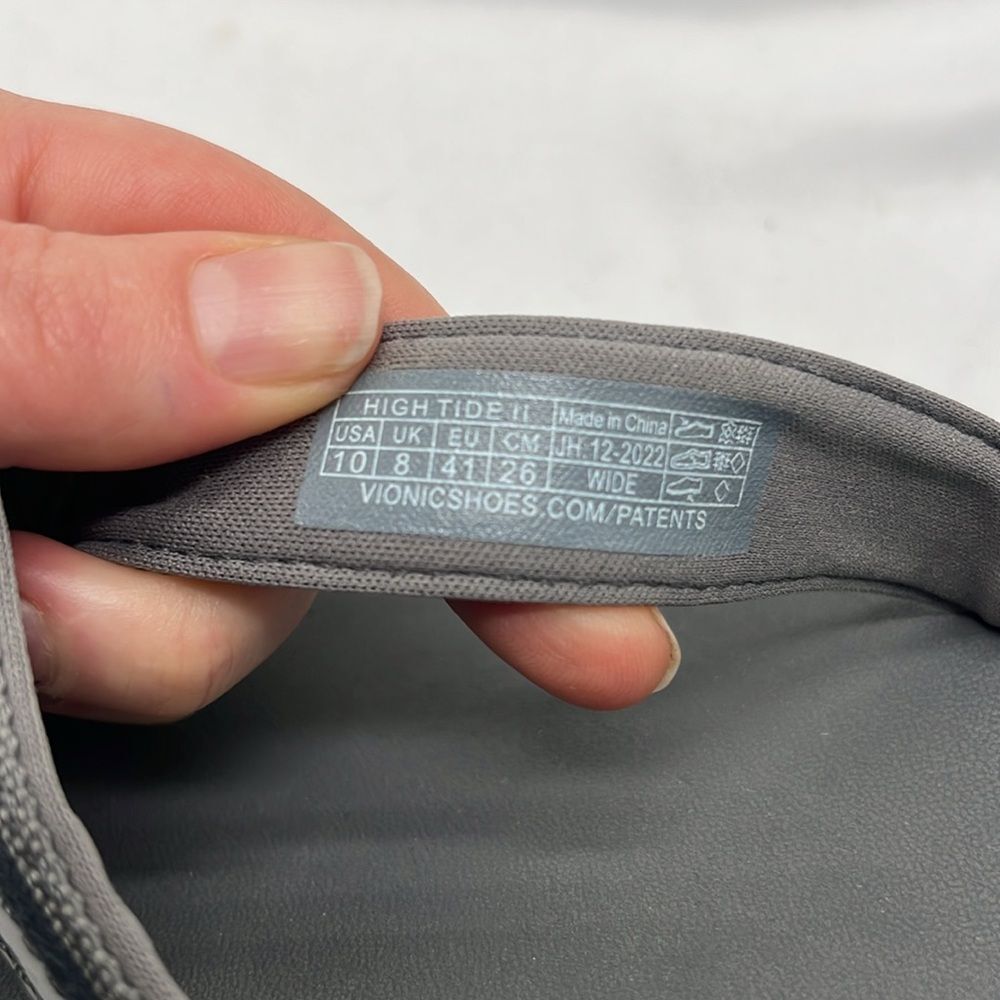 Gray Platform Vionic Flip Flop Sandals - image 6